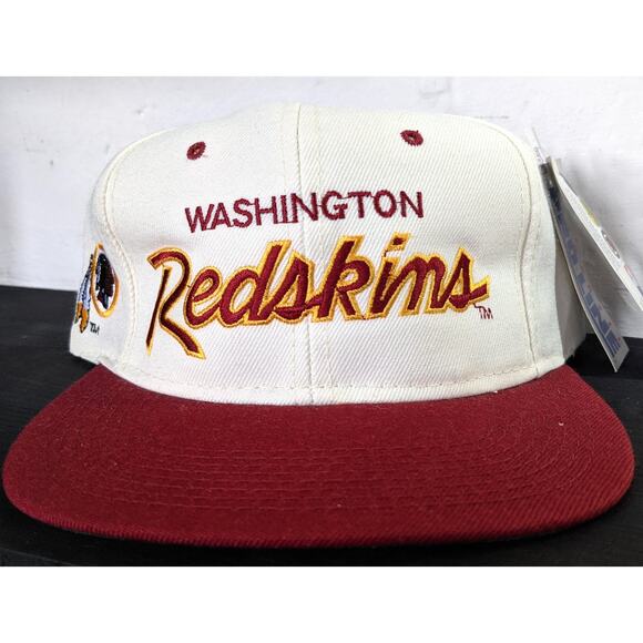 NEW Washington Redskins 90s Sports Specialties SCRIPT Wool snapback NFL Pro vtg